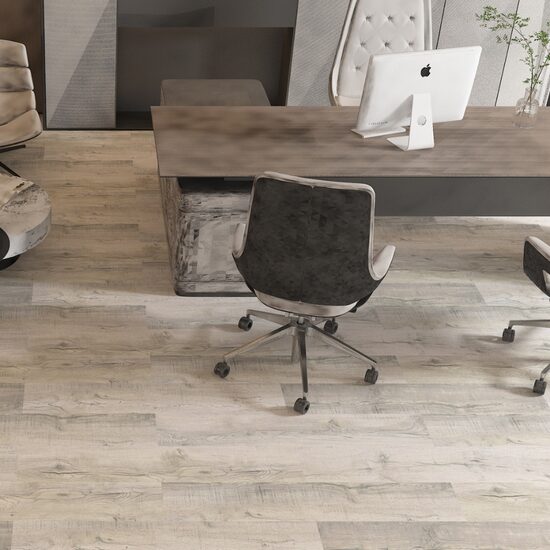 Kvartsvinylgolv SPC Praia Oak / 5 mm / klass 33 / klick (~229 SEK/m²)